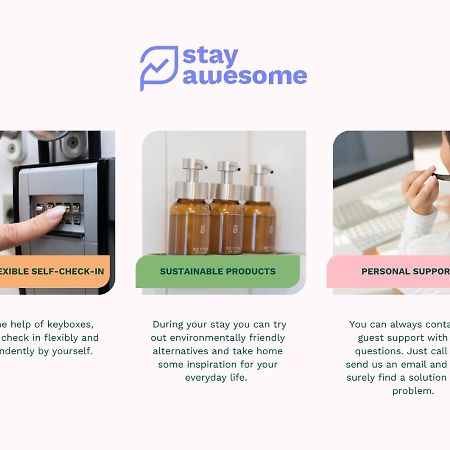 Stay Awesome - Modernes Apartment Am Botanischen Garten 卡塞尔 外观 照片