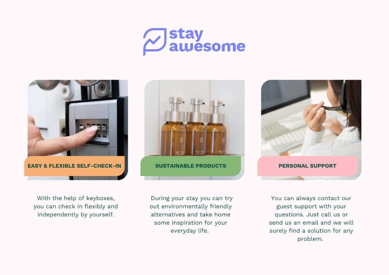 Stay Awesome - Modernes Apartment Am Botanischen Garten 卡塞尔 外观 照片